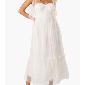 Birdy Grey Strapless White Dress